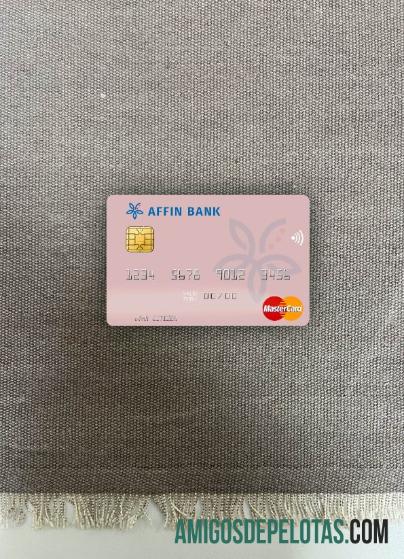 Malásia Affin Bank Mastercard Photolook Front amostra